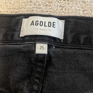 Agolde criss cross jeans